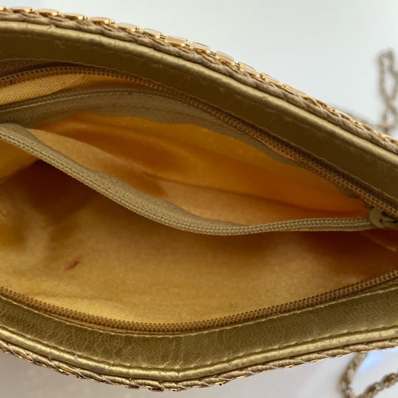 Gold Sequin Evening Bag - Picture 3 of 8